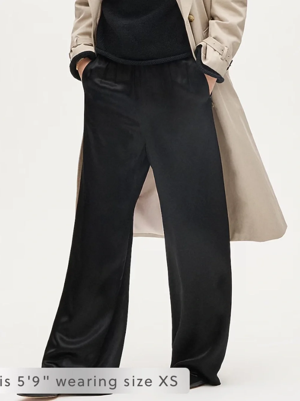 J crew Cosmo pant in luster charmeuse